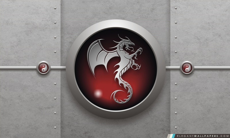 Tribal Red Dragon, Arrière-plans HD à télécharger