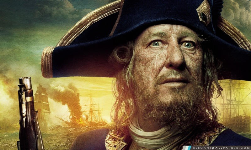 Pirates des Caraïbes – La fontaine de jouvence Barbossa, Arrière-plans HD à télécharger