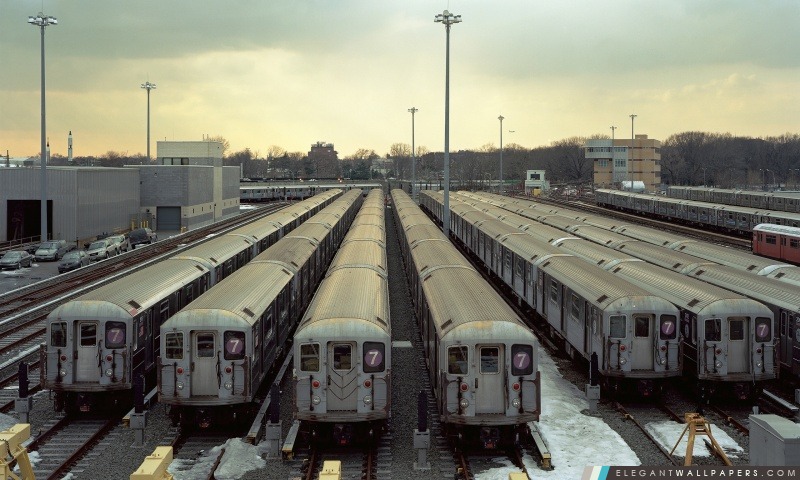 Métro Trains Depot, Arrière-plans HD à télécharger