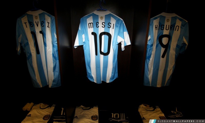 L'équipe nationale Argentine shirts, Arrière-plans HD à télécharger