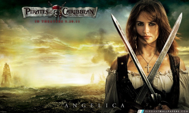 Angelica – 2011 Pirates des Caraïbes la Fontaine de Jouvence, Arrière-plans HD à télécharger