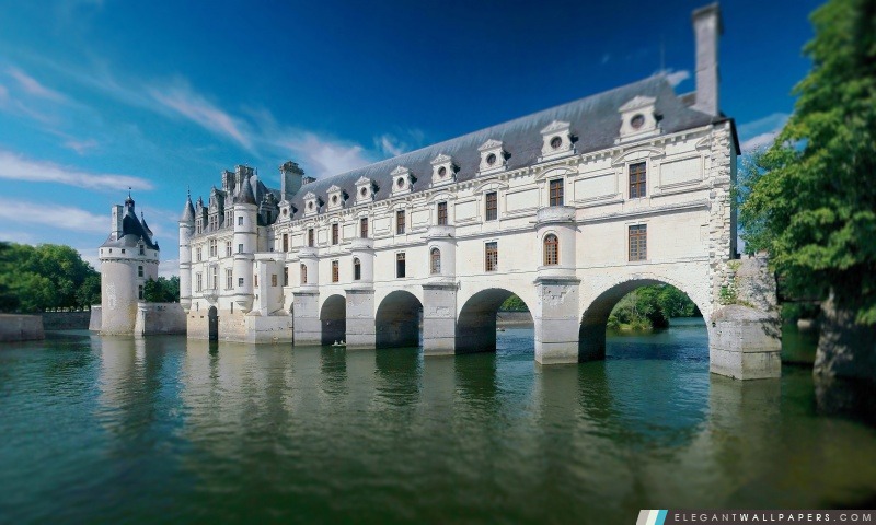Château de Chenonceau, Arrière-plans HD à télécharger