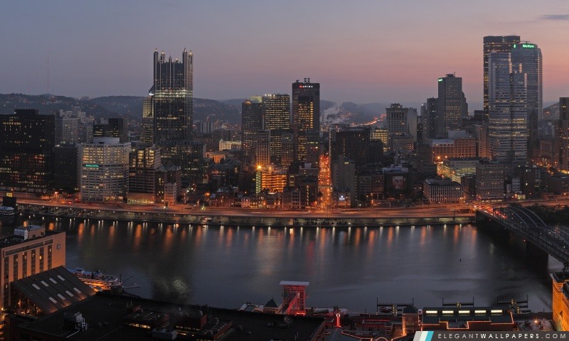 Pittsburgh Panorama, Arrière-plans HD à télécharger