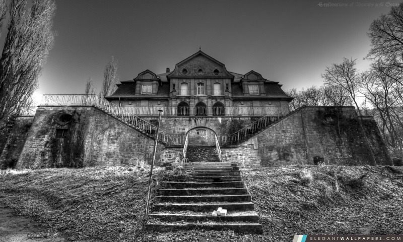 Creepy Old Mansion, Arrière-plans HD à télécharger