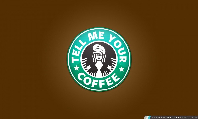 Starbucks Logo, Arrière-plans HD à télécharger