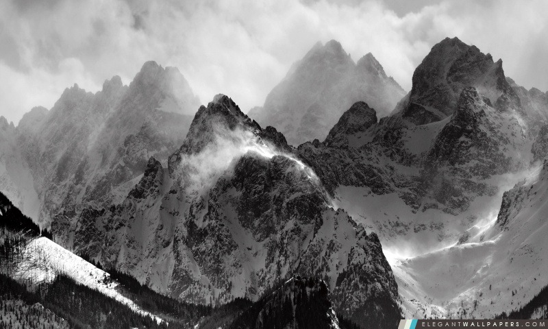 Misty Mountains, Arrière-plans HD à télécharger