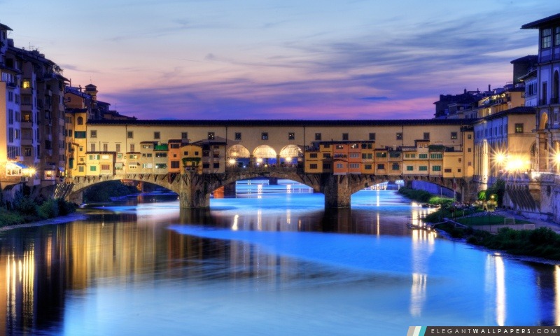 Ponte Vecchio de Florence, Arrière-plans HD à télécharger