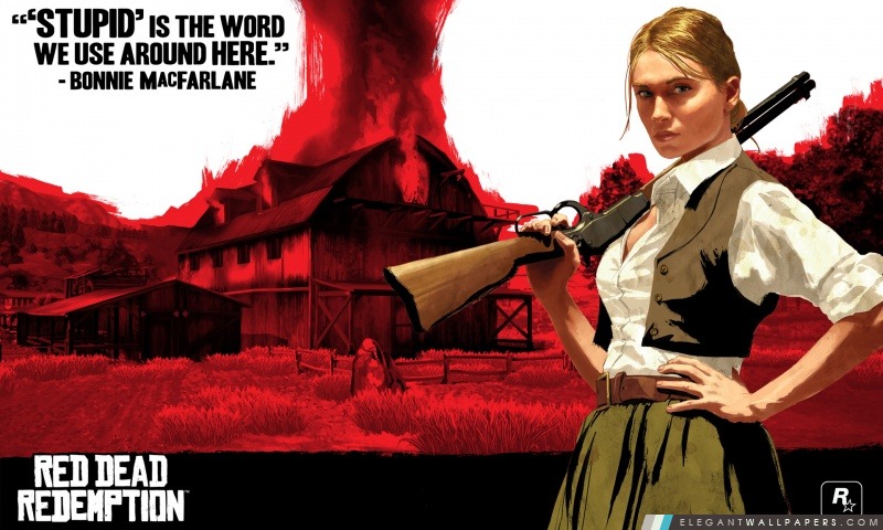 Red Dead Redemption, Bonnie MacFarlane, Arrière-plans HD à télécharger