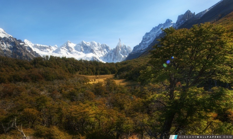 Cordillère des Andes, en Patagonie, Argentine, Arrière-plans HD à télécharger