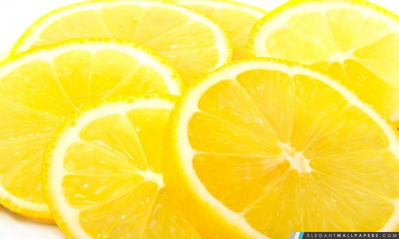 Tranches de citron, Arrière-plans HD à télécharger