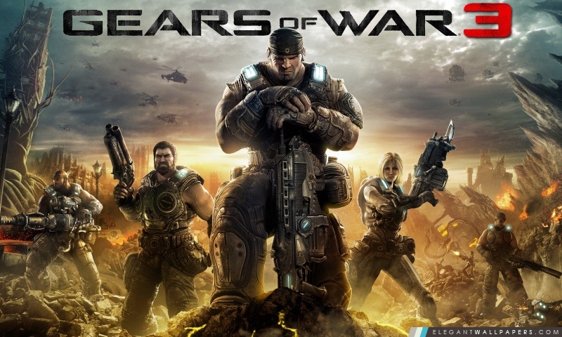 Gears of War 3 (2011), Arrière-plans HD à télécharger