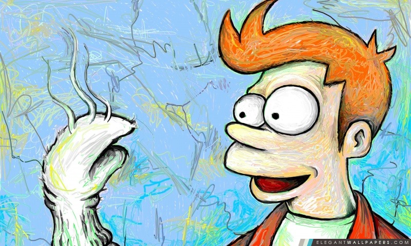 Futurama Fry, Arrière-plans HD à télécharger