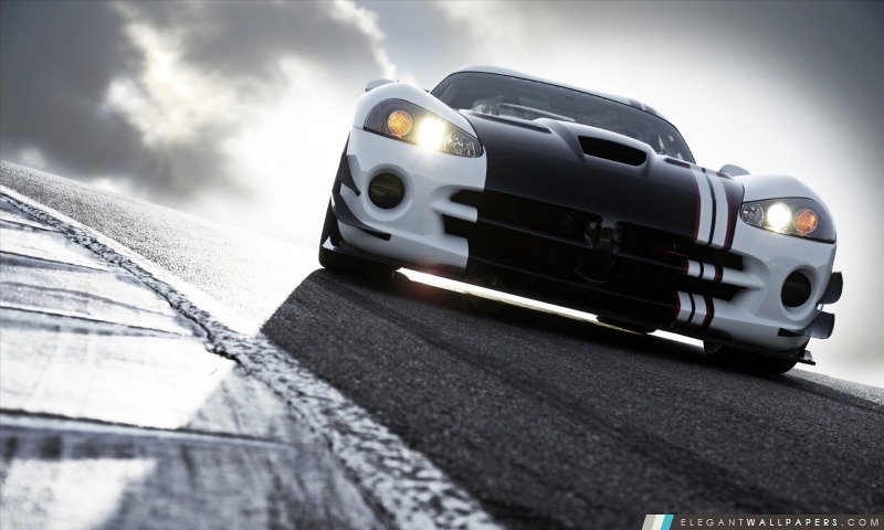 Dodge Viper Race Track, Arrière-plans HD à télécharger