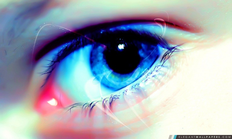 Macro Blue Eye, Arrière-plans HD à télécharger