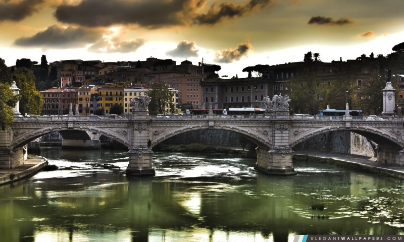 Ponte Vittorio Rome, Arrière-plans HD à télécharger