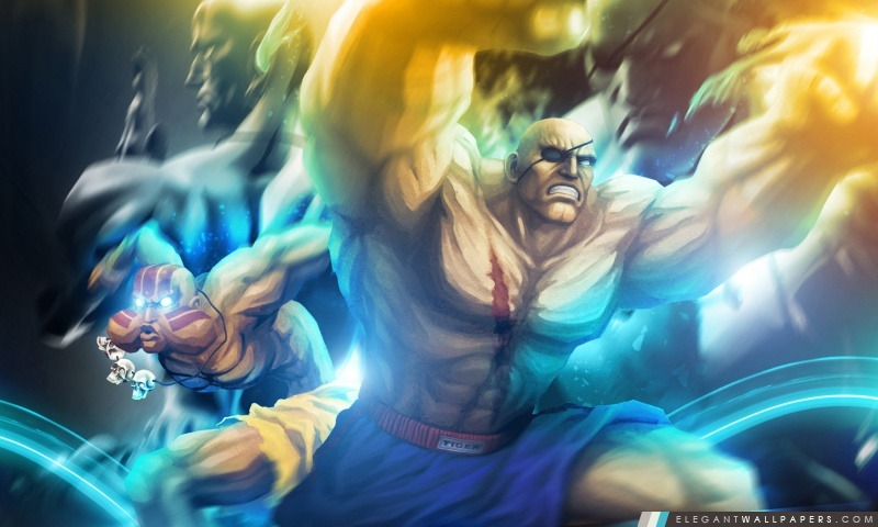 Street Fighter X Tekken – Sagat Dhalsim, Arrière-plans HD à télécharger