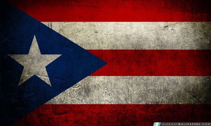 Grunge Flags Of Puerto Rico, Arrière-plans HD à télécharger