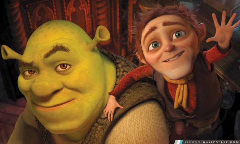 Shrek et Rumpelstiltskin, Shrek Forever After, Arrière-plans HD à télécharger