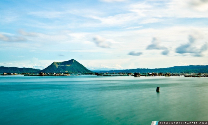 Lac Taal, Batangas sur l'île de Luzon, Philippines, Arrière-plans HD à télécharger