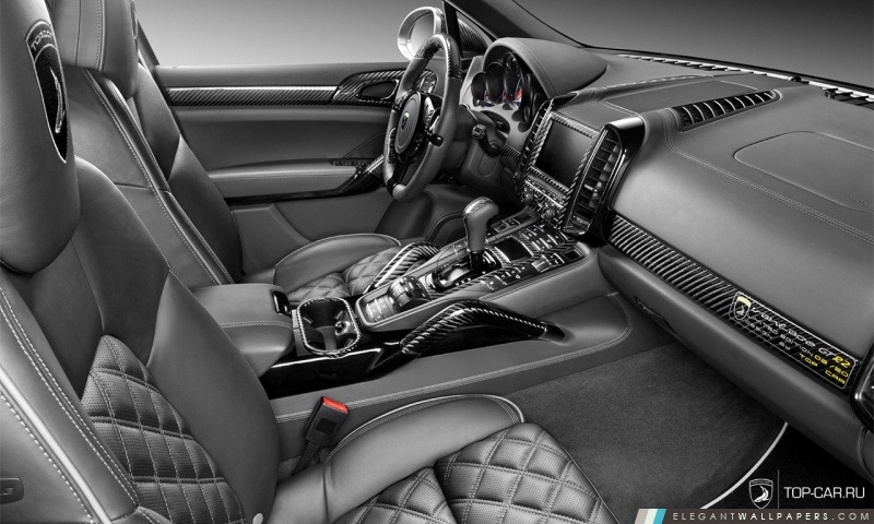 Intérieur Porsche Cayenne Vantage GTR II, Arrière-plans HD à télécharger