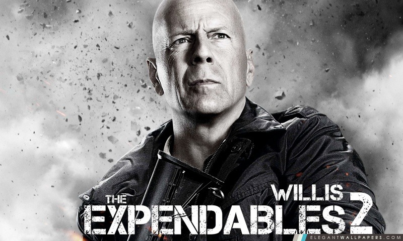 The Expendables 2 – Bruce Willis, Arrière-plans HD à télécharger