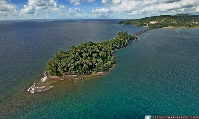 Tropical Island HDR, Arrière-plans HD à télécharger