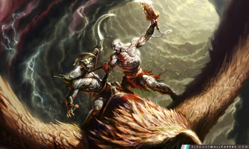 God Of War jeu de combat, Arrière-plans HD à télécharger