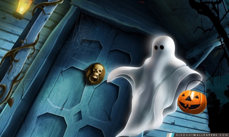 Le fantôme de Halloween, Arrière-plans HD à télécharger