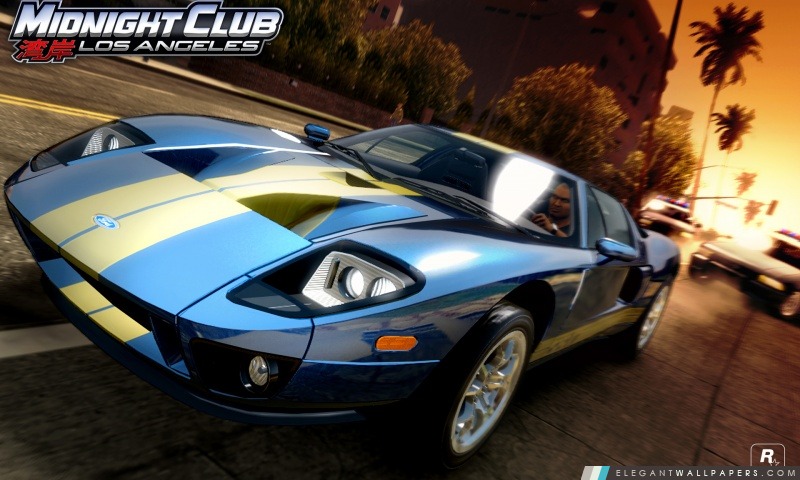 Midnight Club Los Angeles Ford GT, Arrière-plans HD à télécharger