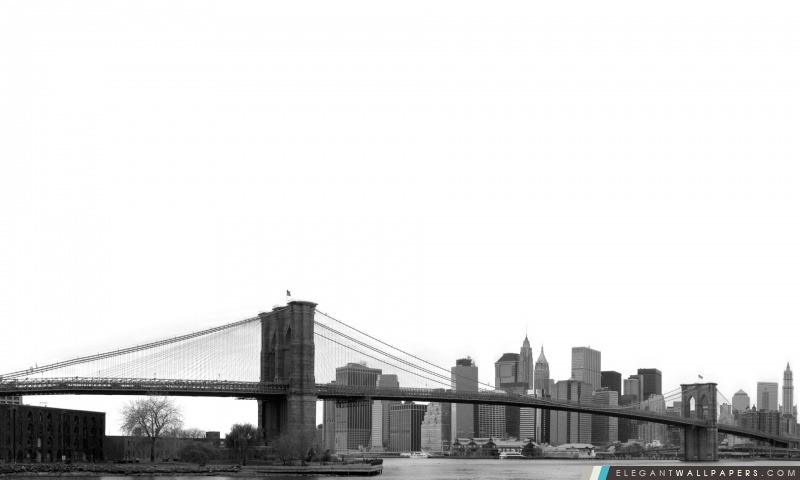 Pont de Brooklyn de New York, Arrière-plans HD à télécharger