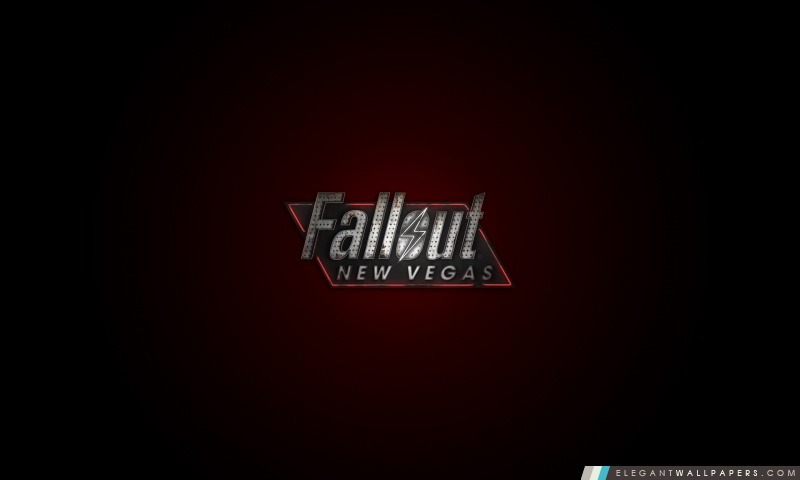 Fallout New Vegas, Logo rouge, Arrière-plans HD à télécharger