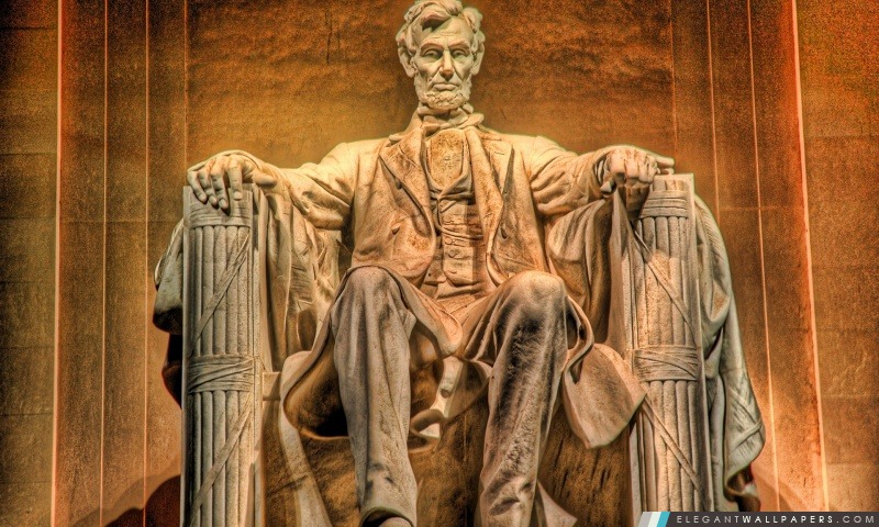 Président Abraham Lincoln HDR, Arrière-plans HD à télécharger