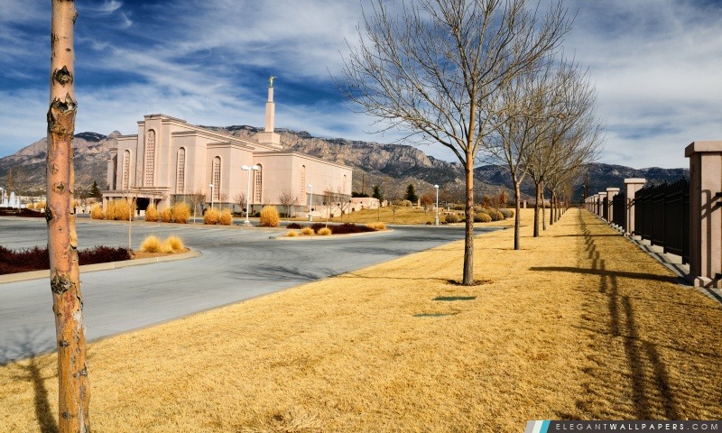 Albuquerque au Nouveau Mexique Temple LDS, Arrière-plans HD à télécharger