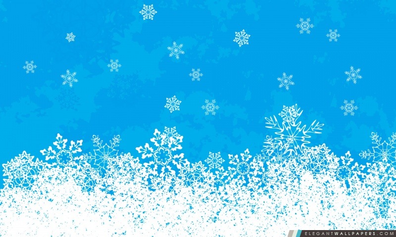 Flocons de neige de Noël, Arrière-plans HD à télécharger