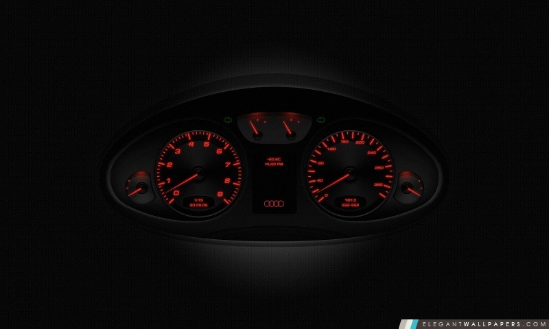 Audi R8 Indicateur de vitesse, Arrière-plans HD à télécharger