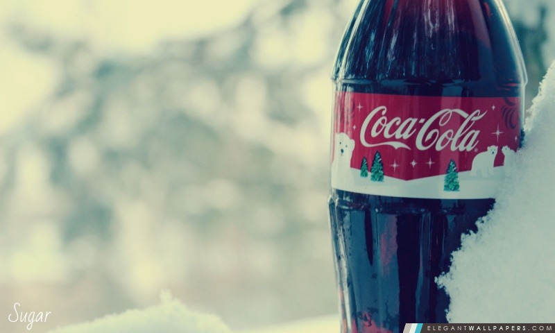 Coca-Cola hiver, Arrière-plans HD à télécharger