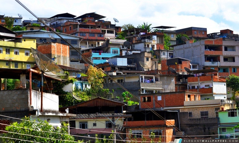 Maisons au Brésil, Arrière-plans HD à télécharger