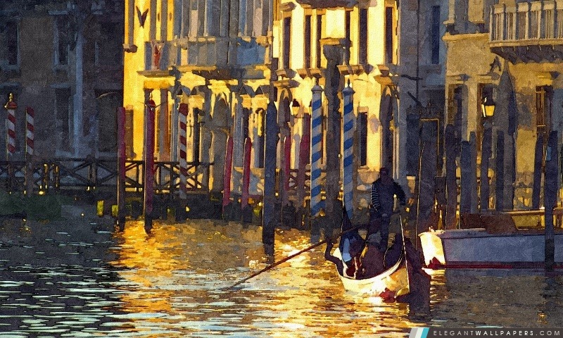 Venise peinture, Arrière-plans HD à télécharger