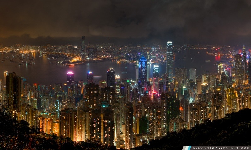Hong Kong, Chine, Arrière-plans HD à télécharger