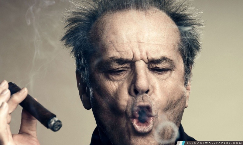 Jack Nicholson fumeurs, Arrière-plans HD à télécharger