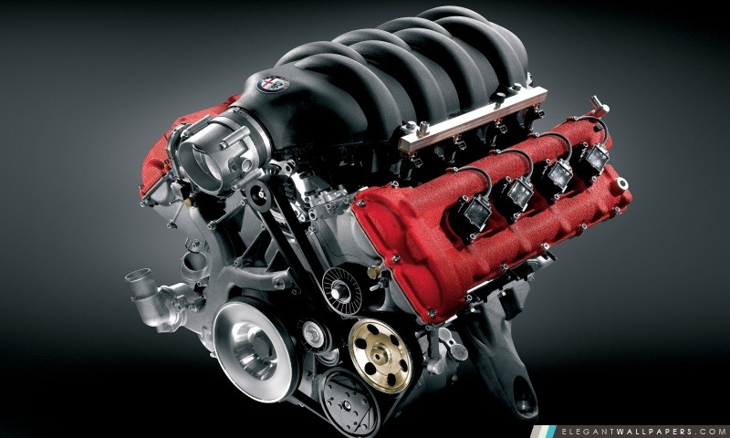 Alfa Romeo moteur, Arrière-plans HD à télécharger