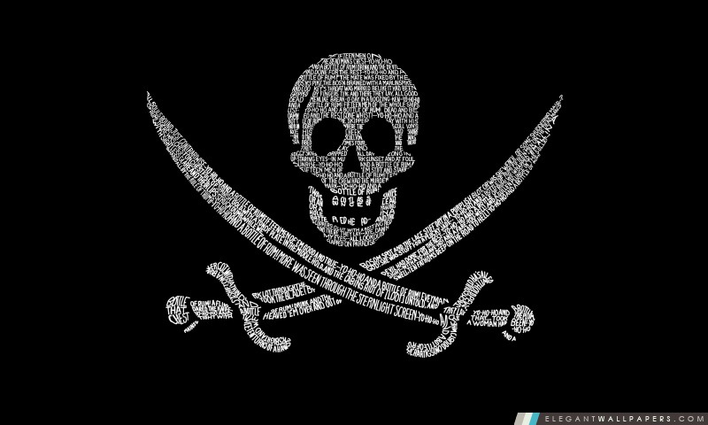 Drapeau Pirates, Arrière-plans HD à télécharger