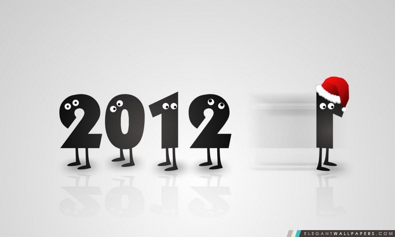 2012 New Year vacances, Arrière-plans HD à télécharger