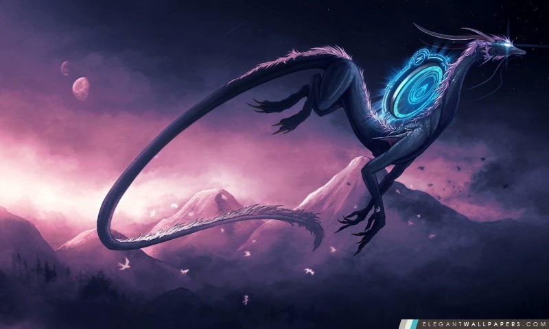 La science-fiction dragon, Arrière-plans HD à télécharger
