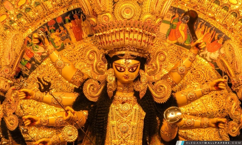 Durga Puja, Arrière-plans HD à télécharger