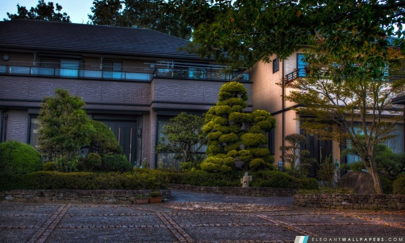 Big House japonais, Arrière-plans HD à télécharger