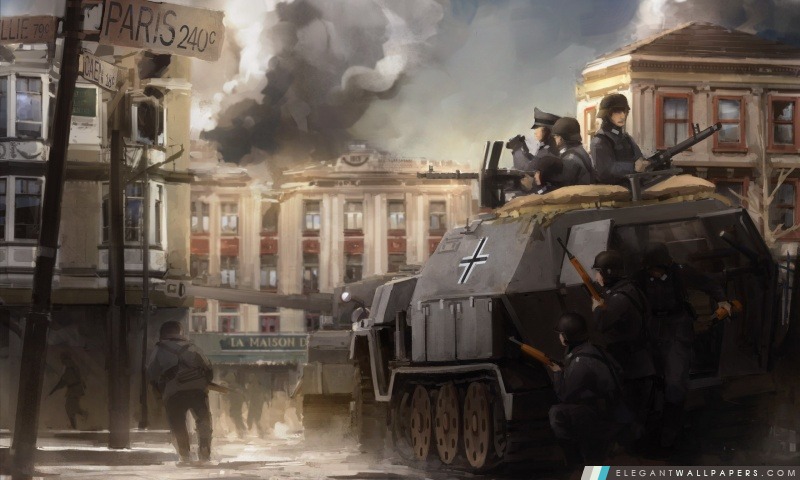 Peinture de guerre de Paris, Arrière-plans HD à télécharger
