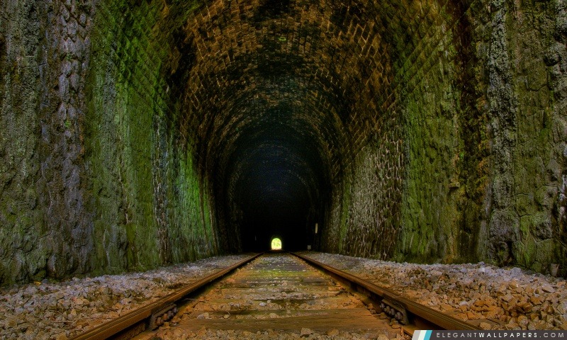 Tunnel ferroviaire, Arrière-plans HD à télécharger