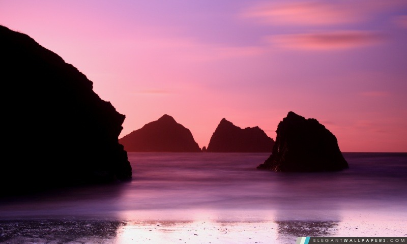 Belle Ocean Sunset, Arrière-plans HD à télécharger