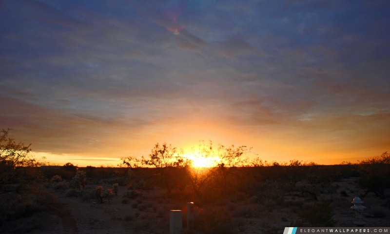 Arizona Sunset, Arrière-plans HD à télécharger